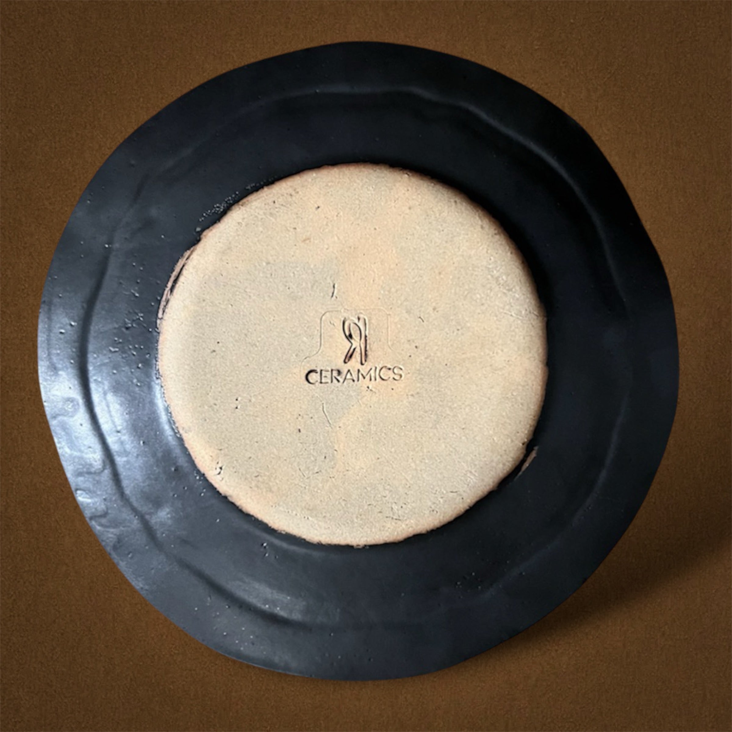 Black Raw Dinner Plates